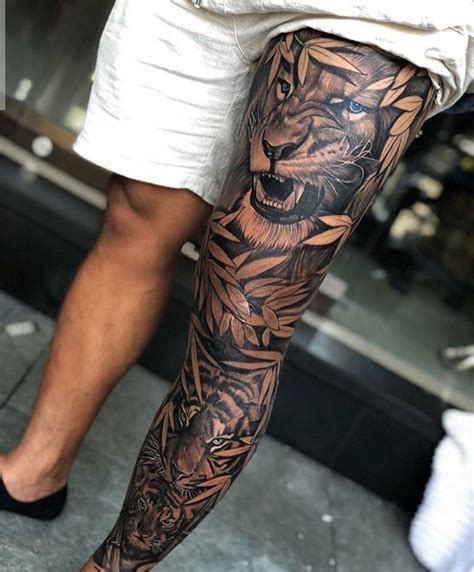 full leg sleeve tattoos